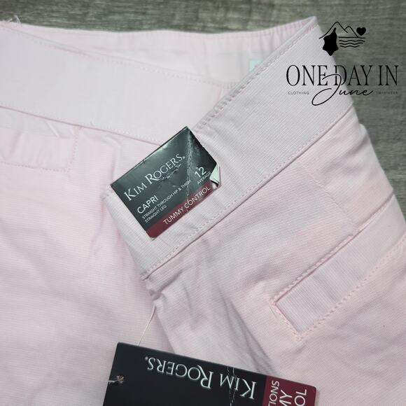 Kim Rogers Tummy Control Capri Pants Size 12 - Picture 2 of 6